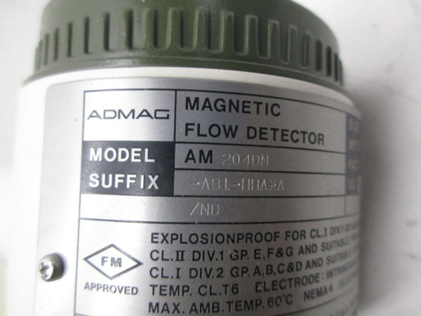 YOKOGAWA AM204DN-AB1-HHAA/ND ADMAG MAGNETIC FLOW DETECTOR  NSNP