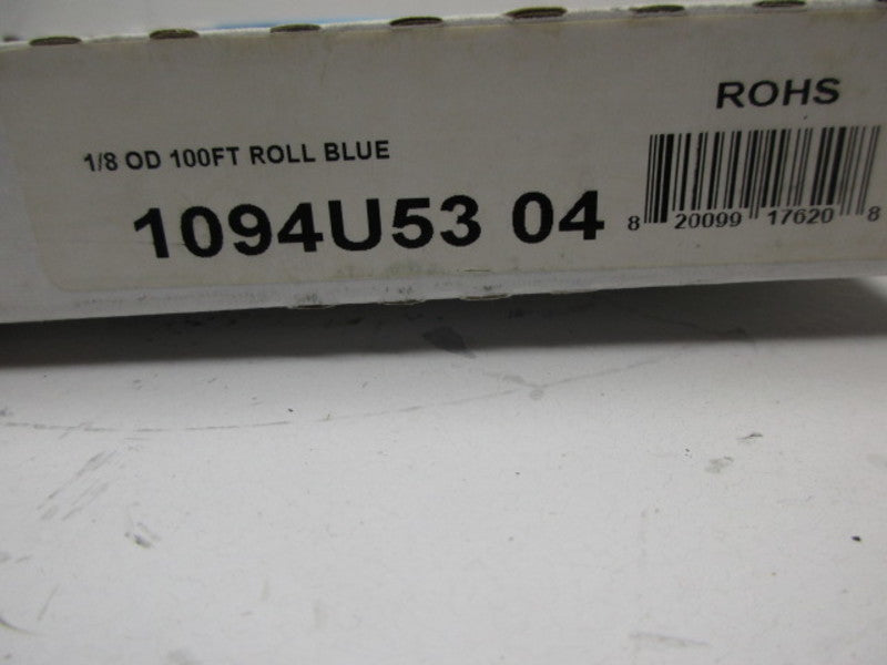 LIGRIS CONNECTIC 1094U5304 POLY TUBING 1/8 OD BLUE 100FT  NSMP