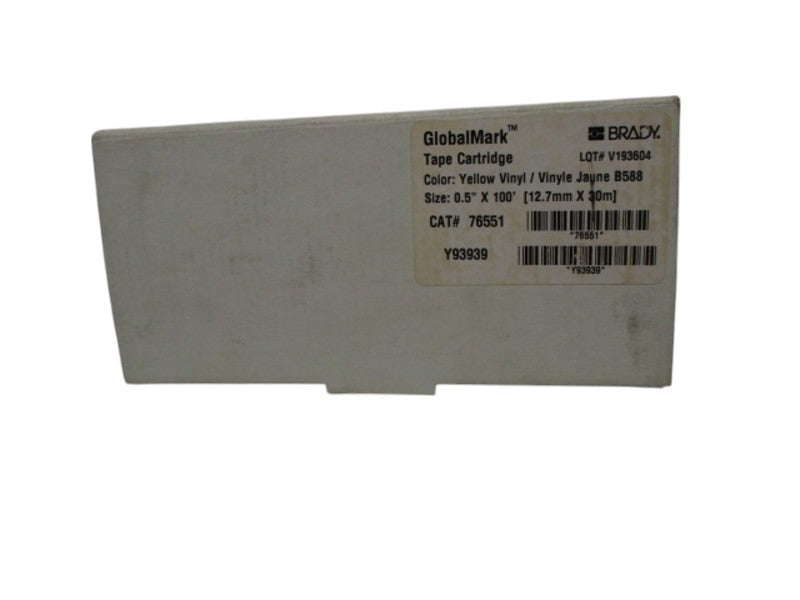 BRADY 76551 YELLOW VINYL TAPE  NSMP