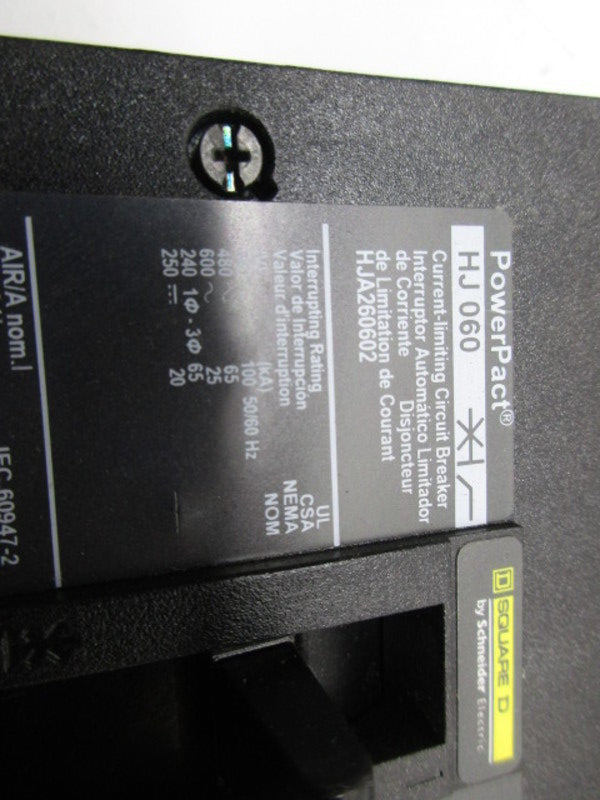 SQUARE D HJA260602 CIRCUIT BREAKER 60A  NSMP