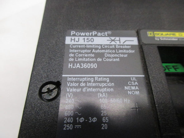 SQUARE D HJA36090 CIRCUIT BREAKER 90A  NSMP
