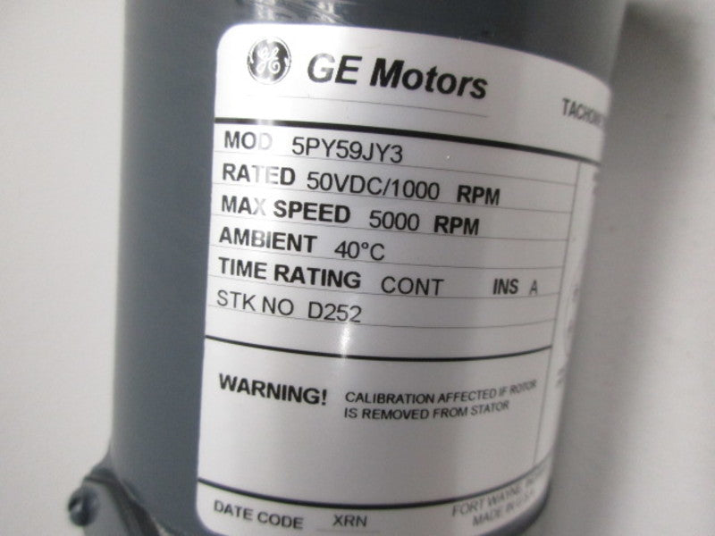 GENERAL ELECTRIC 5PV59JY3 TACHOMETER GENERATOR  NSMP