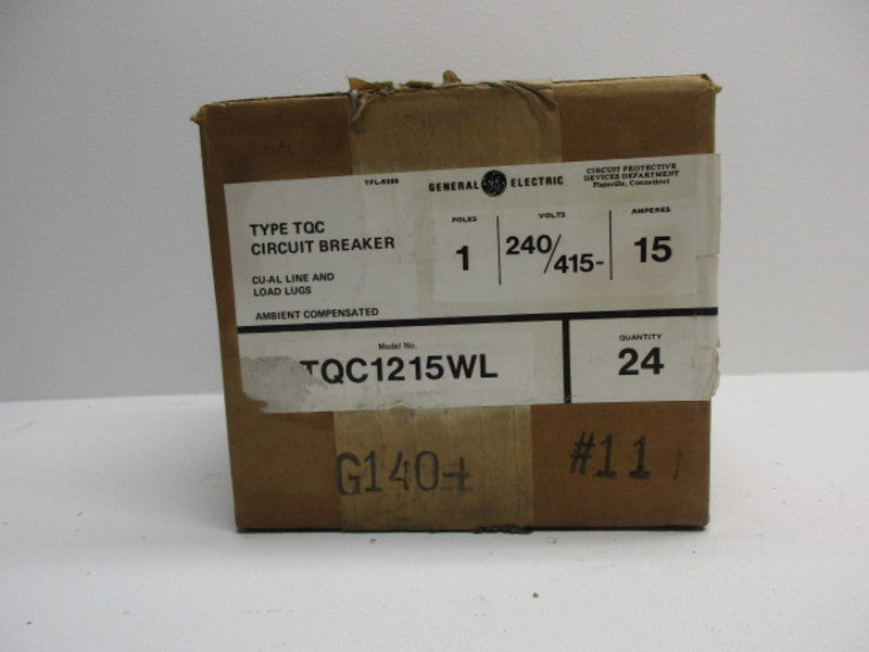GENERAL ELECTRIC TQC1215WL CIRCUIT BREAKER 15A (PKG OF 24) * FACTORY SEALED *