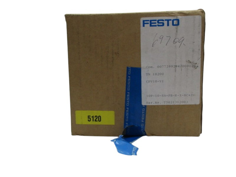 FESTO CPV10-VI-10P-10-8A-FB-R-X-SC+ZU PNEUMATIC VALVE MANIFOLD  NSMP