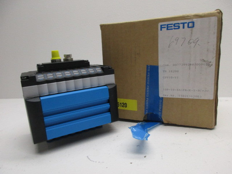 FESTO CPV10-VI-10P-10-8A-FB-R-X-SC+ZU PNEUMATIC VALVE MANIFOLD  NSMP