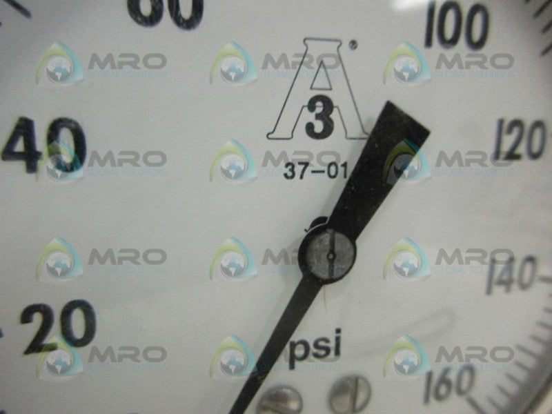 ASHCROFT 37-01 DURALIFE WELDED LOWER MOUNT PRESSURE GAUGE NSNP