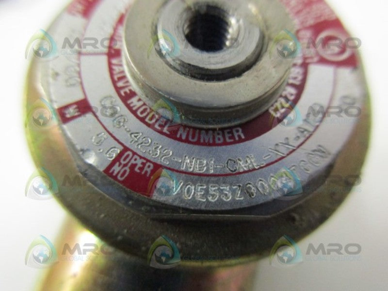 VERSA CSG-4232-NB1-CML-XX-A120 SOLENOID VALVE NSNP