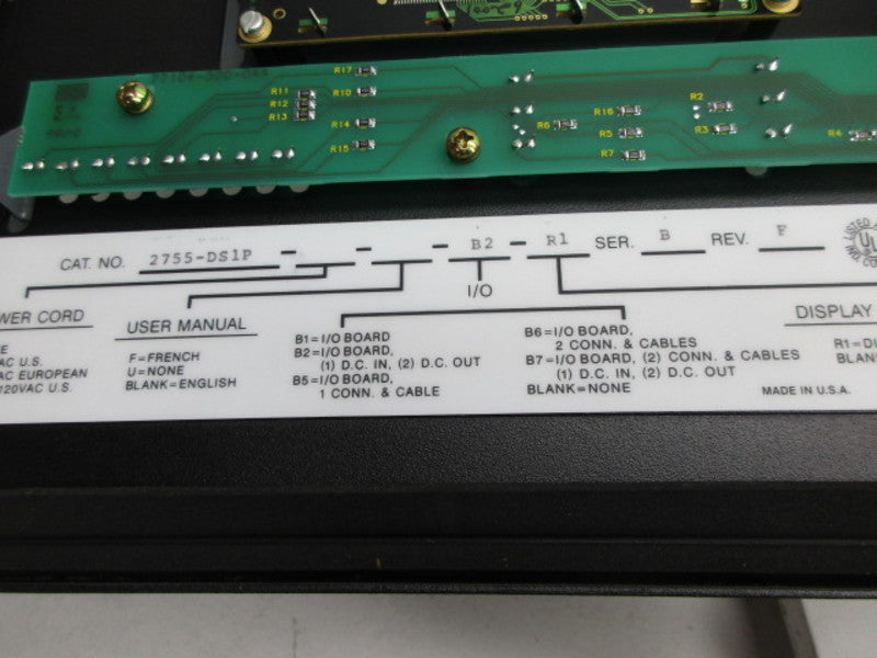 INDUSTRIAL SPARE PART 2755-DS1P SER. B ABJR CODE DECODER  UNMP