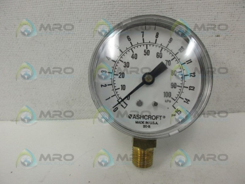 ASHCROFT 593-01 GAUGE 0-100 NSNP