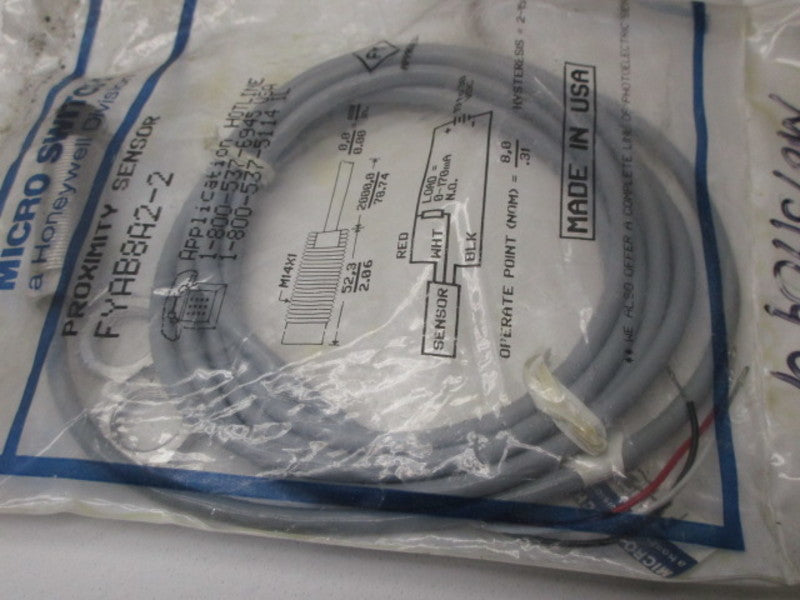 MICRO SWITCH FYAB8A2-2 PROXIMITY SENSOR  NSMP