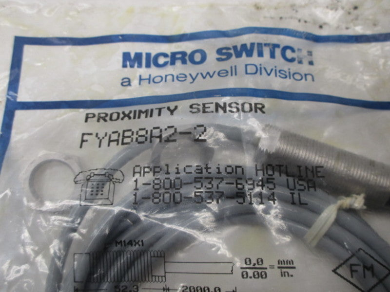 MICRO SWITCH FYAB8A2-2 PROXIMITY SENSOR  NSMP