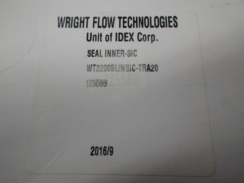 WRIGHT FLOW WT2200SLINSIC-TRA20 CARBON INNER SEAL  NSMP