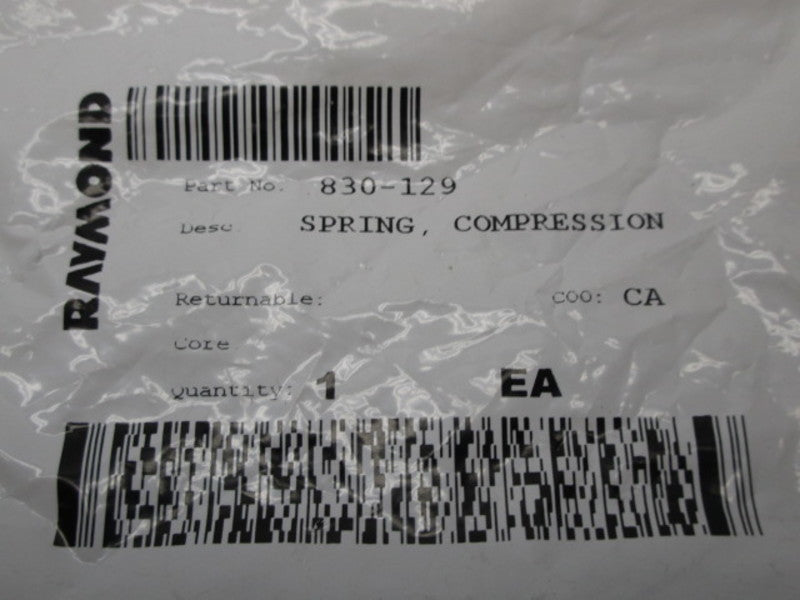 RAYMOND 830-129 SPRING COMPRESSION  NSMP