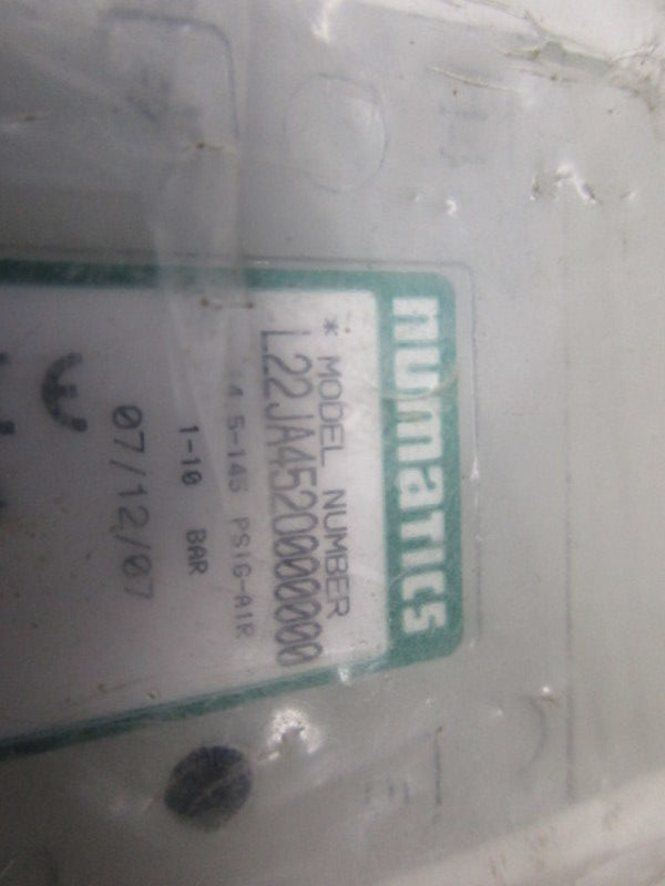 NUMATICS L22JA4520000000 PNEUMATGIC SOLENOID VALVE  NSMP