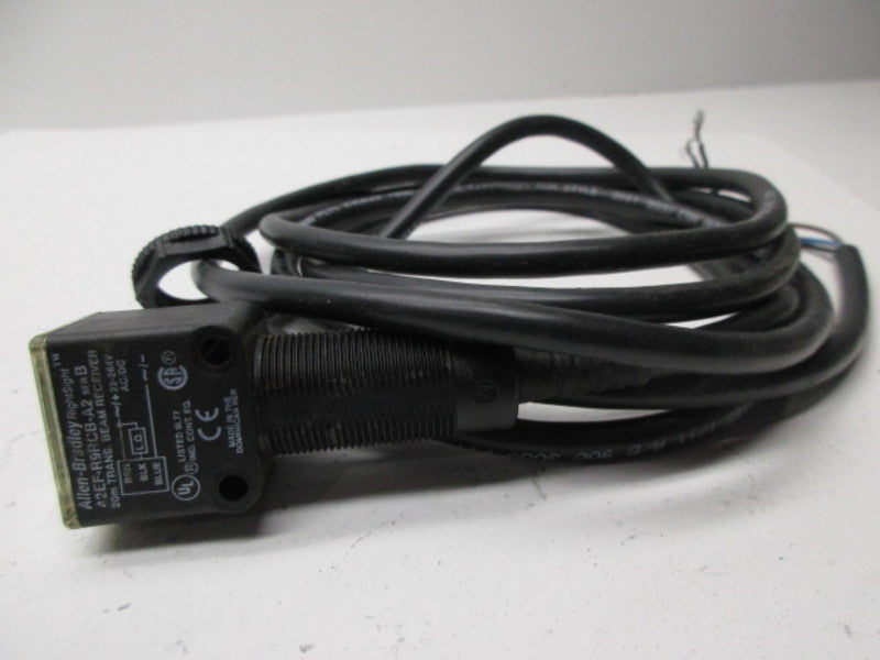 ALLEN BRADLEY 42EF-R9RCB-A2 SER. B  TRANSMITTED BEAM RECEIVER  UNMP