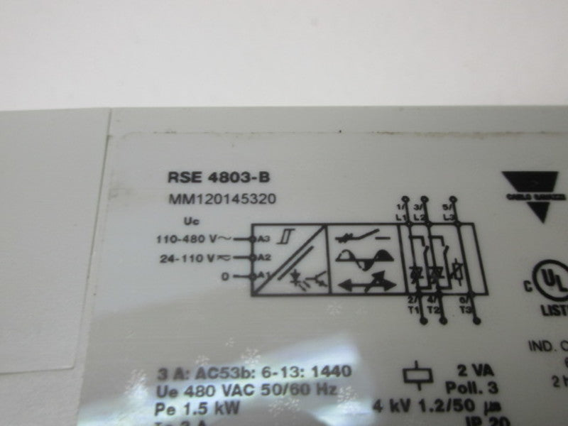 CARLOS GAVAZZI RSE4803-B MOTOR CONTROLLER  NSNP