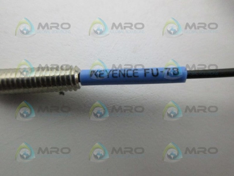 KEYENCE FU-78 TRANSMISSIVE FIBER OPTIC SENSOR NSNP