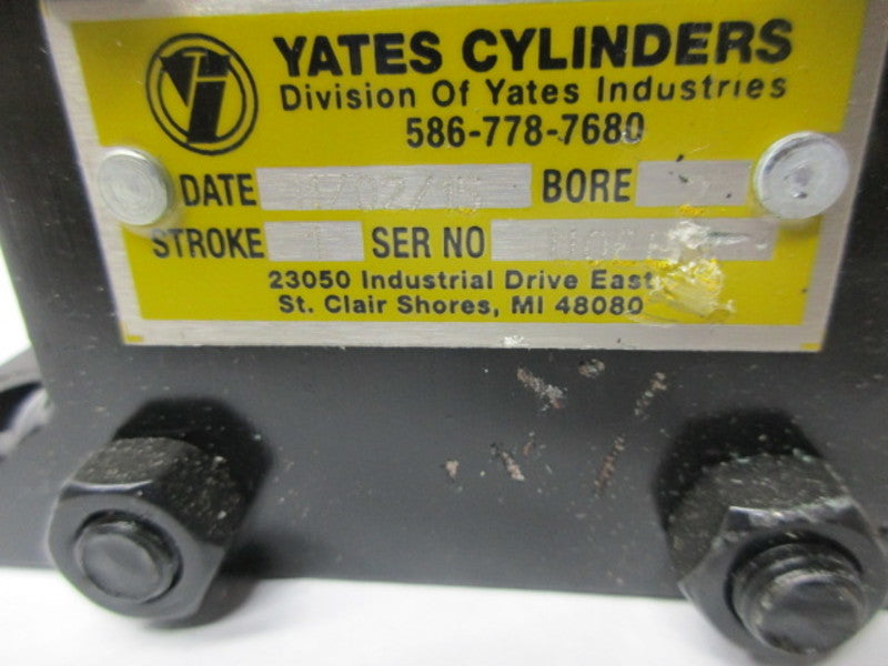 YATES  U0EE3 PNEUMATIC CYLINDER  UNMP