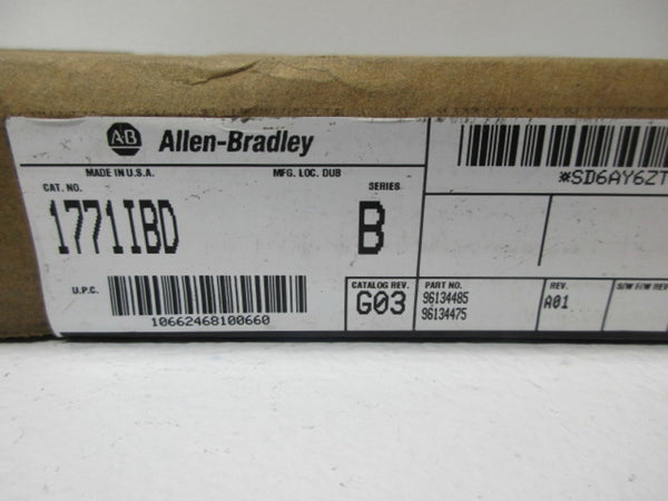 ALLEN BRADLEY 1771-IBD SER. B DATE: 2005  NSFS