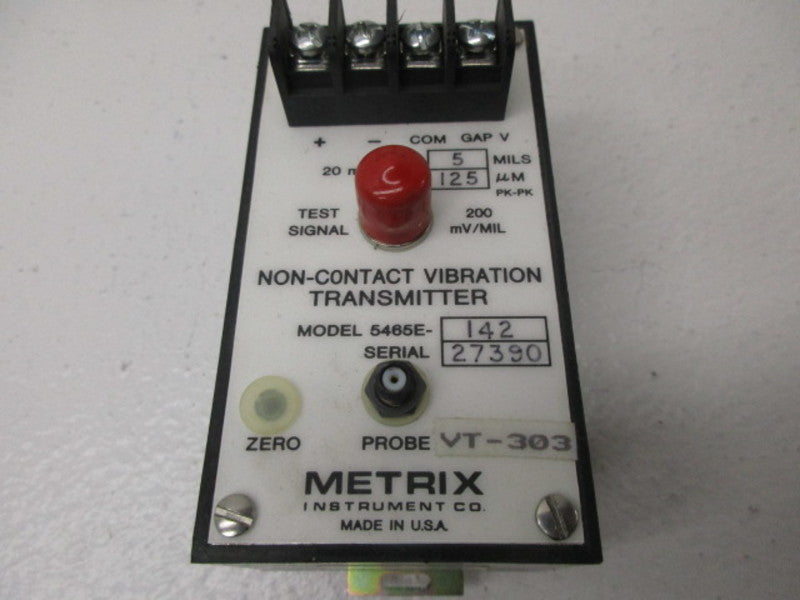 METRIX 5465E-142 NON-CONTACT VIBRATION TRANSMITTER  NSNP