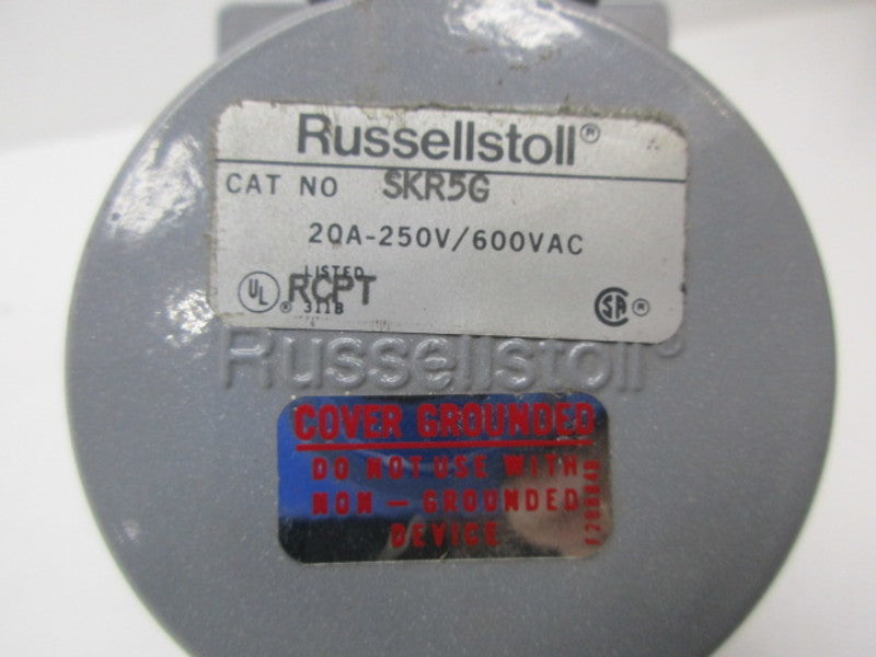RUSSELLSTOLL SKR5G RECEPTACLE 20A 250V/600VAC  NSNP
