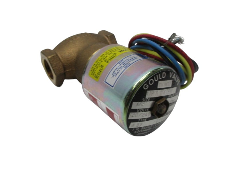 J.D GOULD M-3V-1/2-125PSI-120/240V SOLENOID VALVE  NSNP