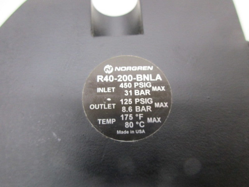 NORGREN R40-200-BNLA PRESSURE REGULATOR  NSNP
