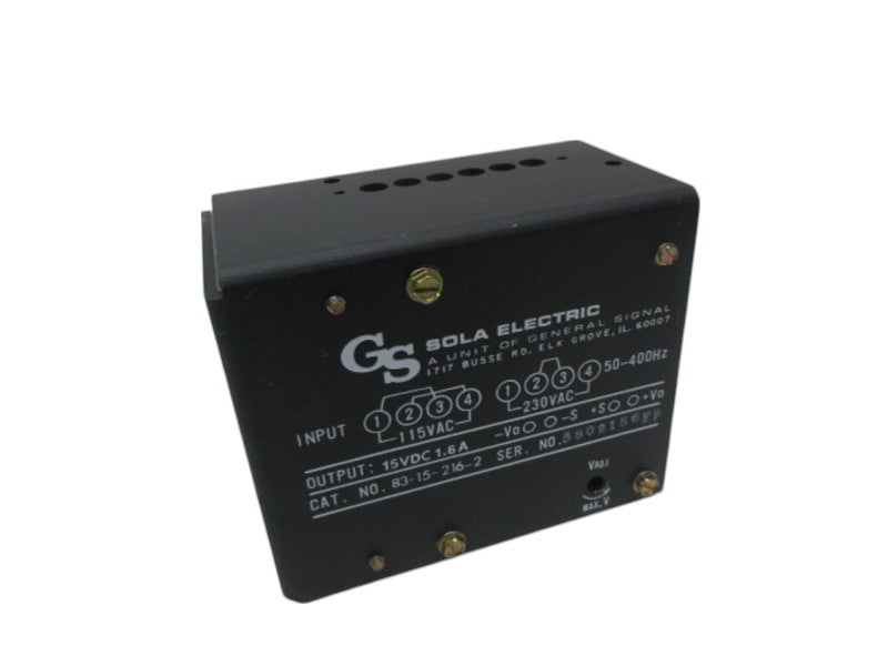 SOLA ELECTRIC 83-15-216-2 POWER SUPPLY  NSNP