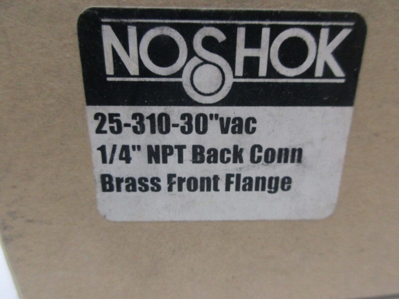 NOSHOK 25-310-30" 1/4" PRESSURE GAUGE  NSMP