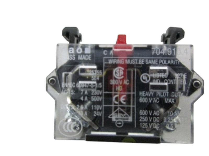EAO 704910.4 10A 600V SWITCHING ELEMENT NSNP