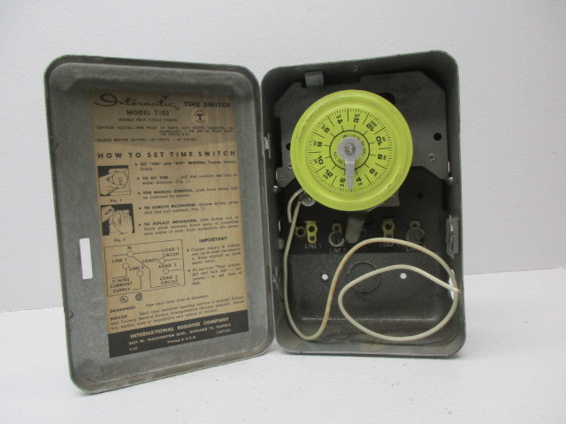 INTERMATIC T103 TIME SWITCH  UNMP