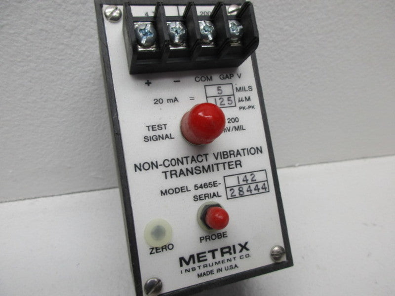 METRIX 5465E-142  VIBERATION TRANSMITTER  NSNP