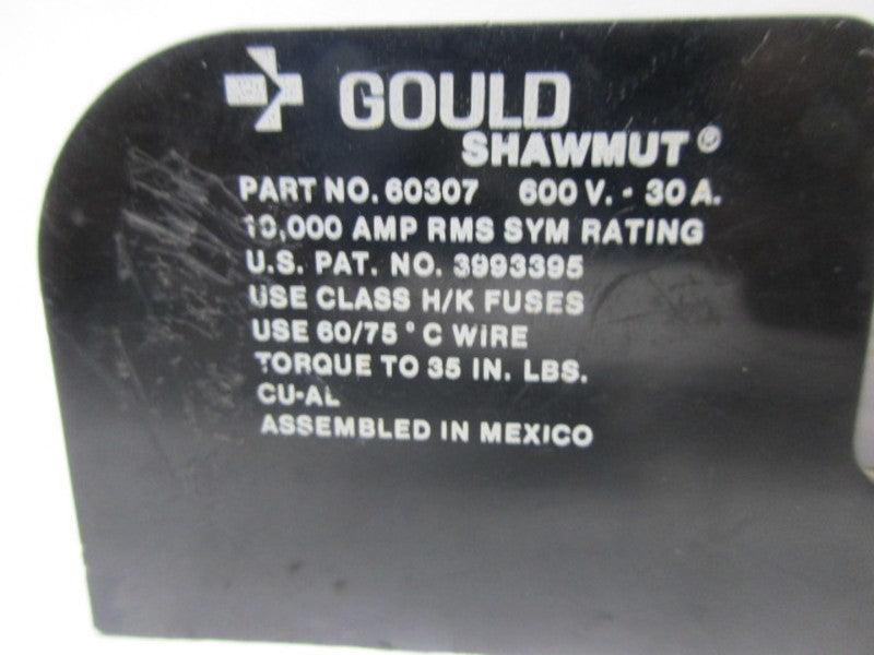 GOULD 60307 FUSE HOLDER  UNMP