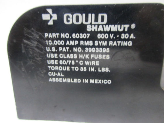 GOULD 60307 FUSE HOLDER  UNMP