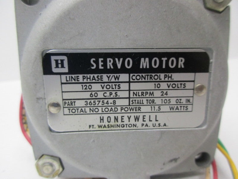 HONEYWELL 365754-8 SERVO MOTOR  UNMP