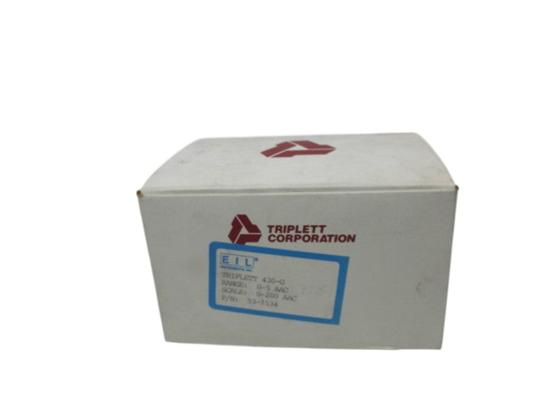 TRIPLETT 53-1534 PANEL METER 0-200 AC AMPERES NSMP