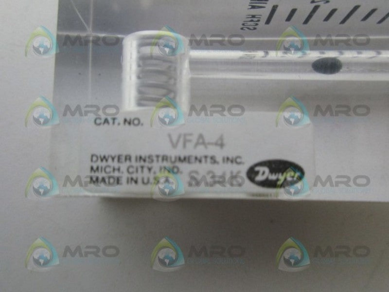 DWYER VFA-4 VISI-FLOAT FLOWMETER NSMP