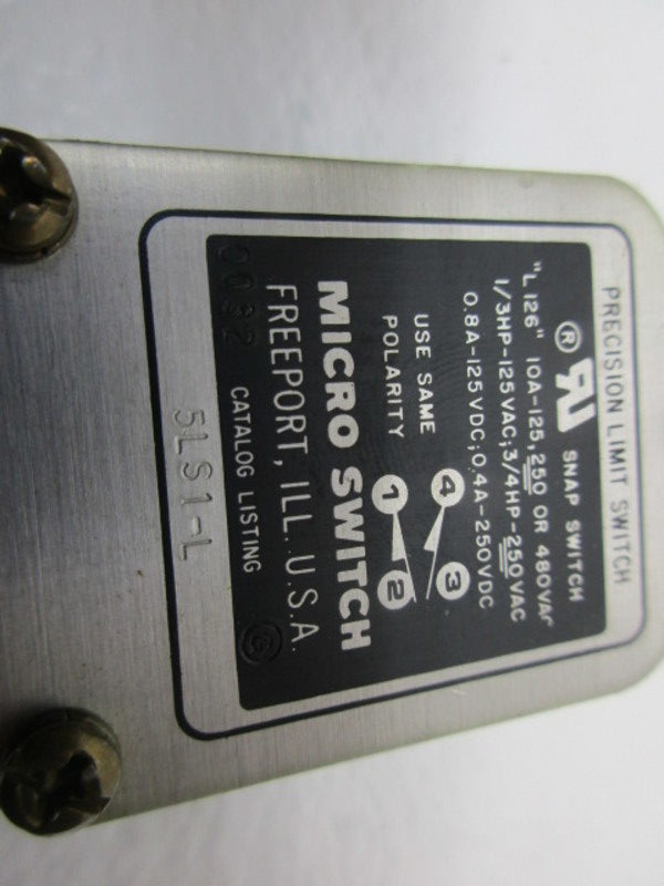 MICRO SWITCH 5LS1-L  UNMP