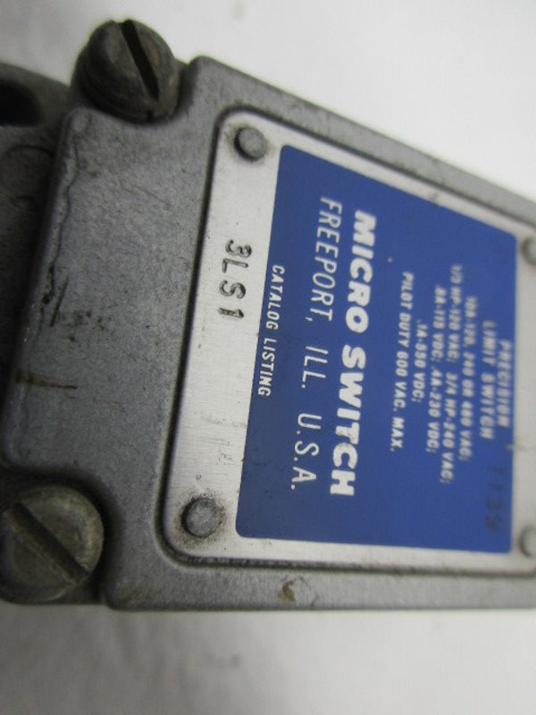MICRO SWITCH 3LS1 (GREY)(AS PICTURED)  UNMP