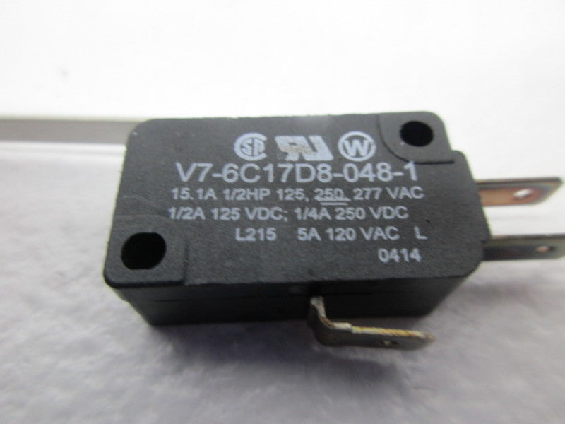 MICRO SWITCH V7-6C17D8-048-1 LIMIT SWITCH W/LEVER  UNMP
