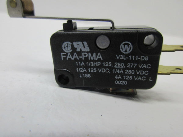 MICRO SWITCH FAA-PMA SNAP ACTION SWITCH  UNMP