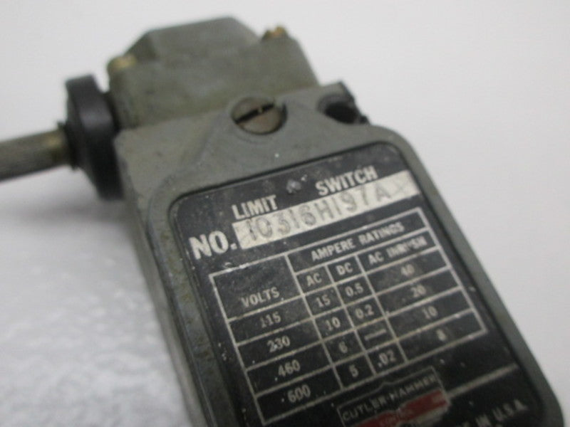 CUTLER HAMMER 10316H197A LIMIT SWITCH  UNMP