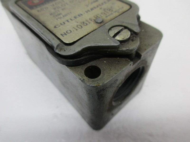 CUTLER HAMMER 10316H191B LIMIT SWITCH  UNMP