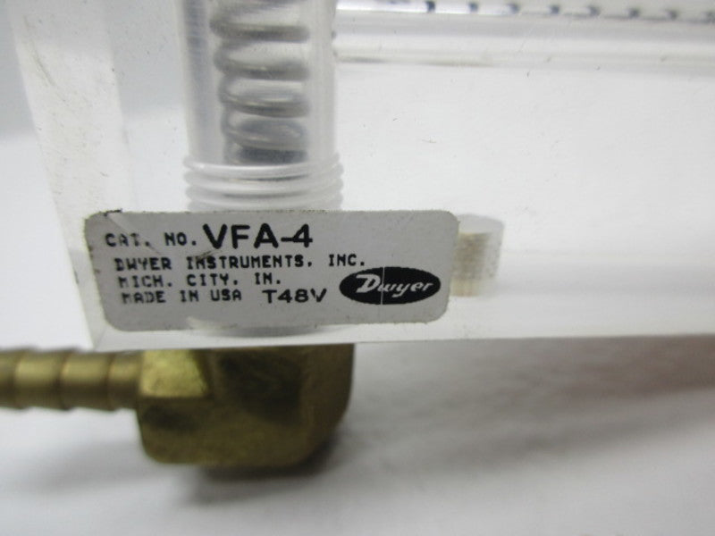 DWYER VFA-4 FLOW METER  UNMP