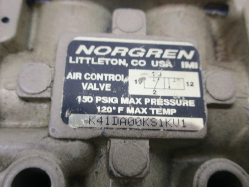 NORGREN K41DAOOKS1KV1 INLINE VALVE  UNMP