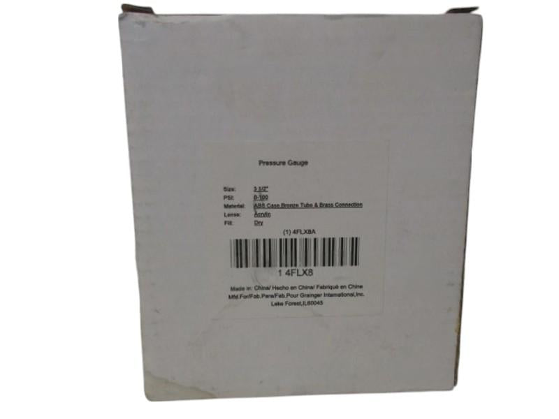 GRAINGER 4FLX8A 0-100 PRESSURE GUAGE NSMP