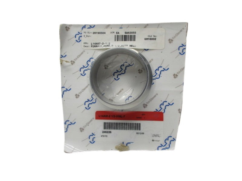TRI-CLOVER L14AM2 1/2-316L-7 FERRULES ADAPTER  NSMP