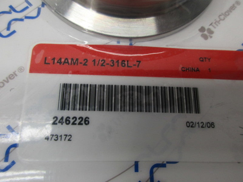 TRI-CLOVER L14AM2 1/2-316L-7 FERRULES ADAPTER  NSMP