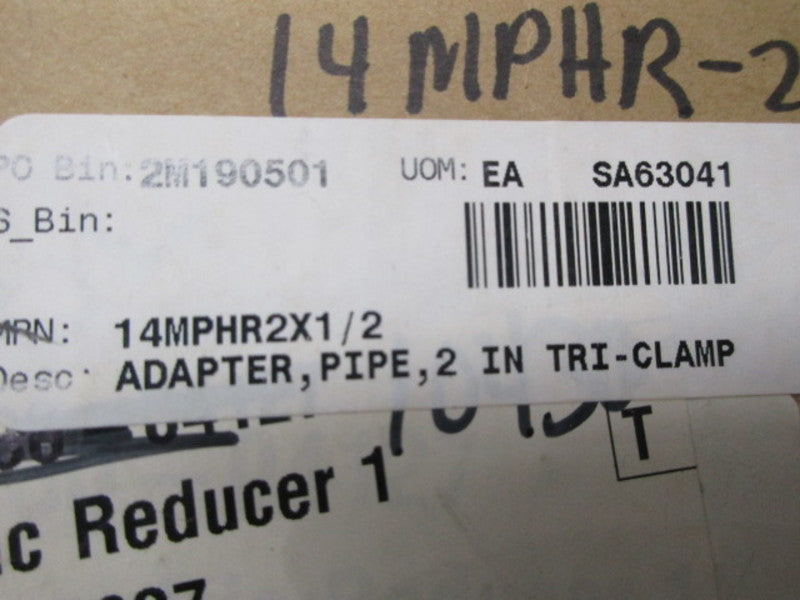 TRI-CLOVER 14MPHR2X1/2 HOSE ADAPTER  NSMP