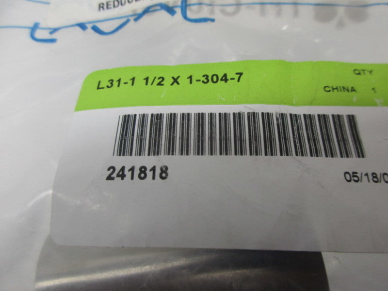 ALFA LAVAL L31-11/2X1-304-7 SANITARY CONCENTRIC REDUCER  NSMP